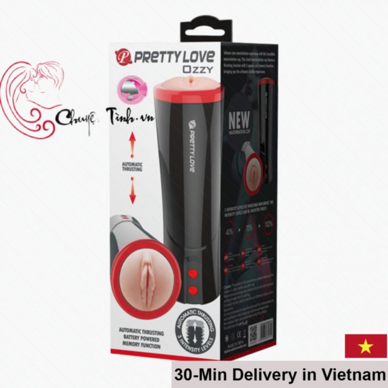 Prettylove Ozzy Automatic Male Masturbator Soft Silicone Sleeve 