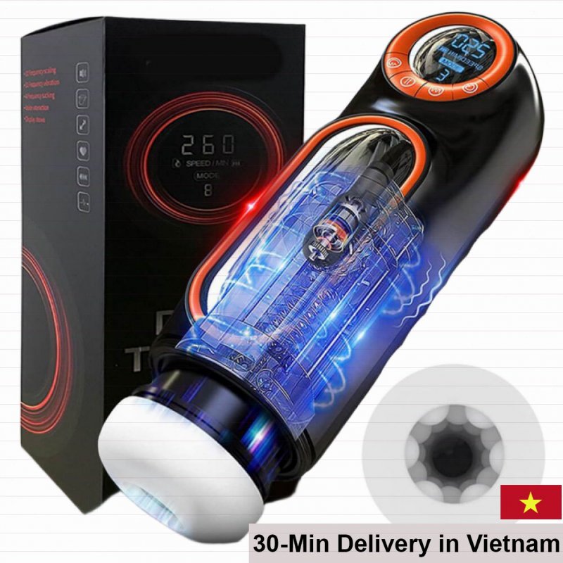 Deep Throat Automatic Suction Wall-Mounted Masturbator 