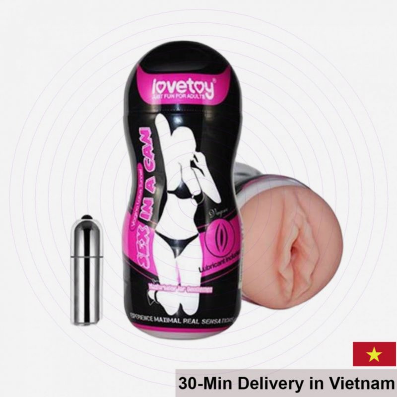 Lovetoy Vibrating Soft Silicone Masturbation Cup 