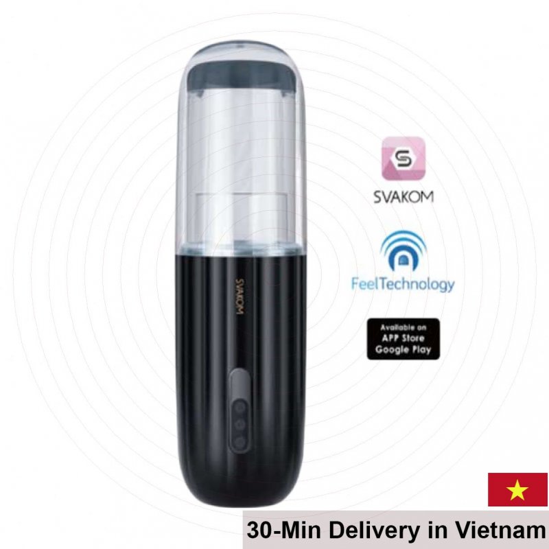 SVAKOM Alex NEO App-Controlled Vibrating & Thrusting Masturbator 