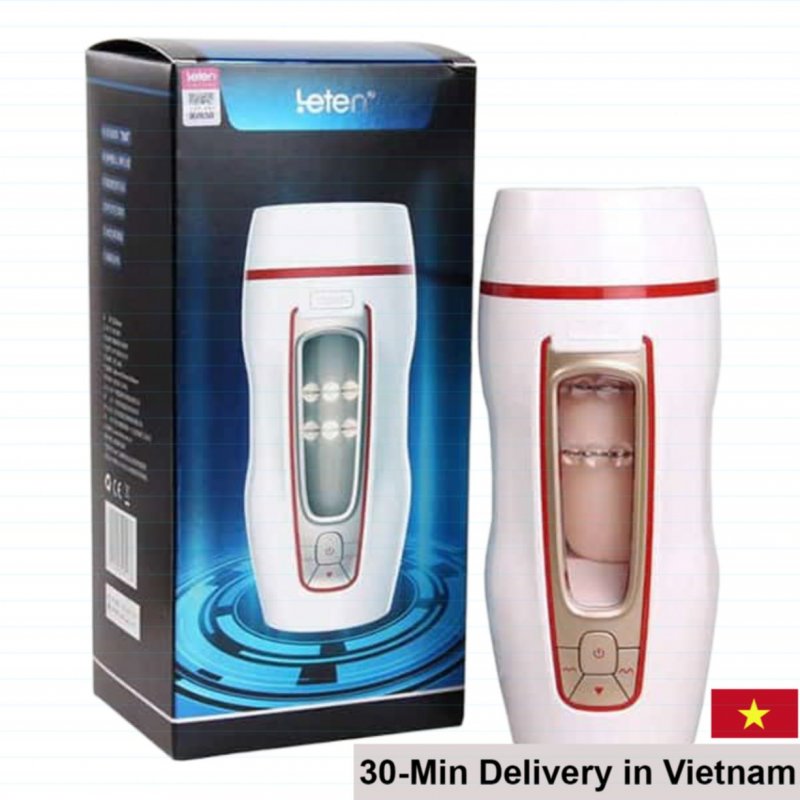 Leten 4D Vagina Cup Automatic Sucking 7 Mode Vibrator 