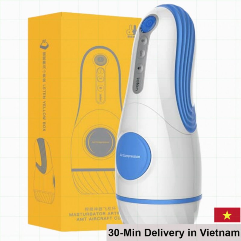 Leten AMT Aircraft Vibrating Sucking Massage Male Masturbator 