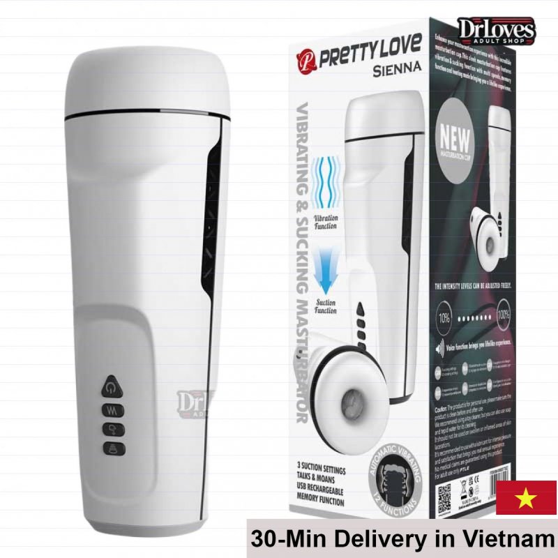PrettyLove SIENNA 12 Mode Auto Sucking Vibrator 