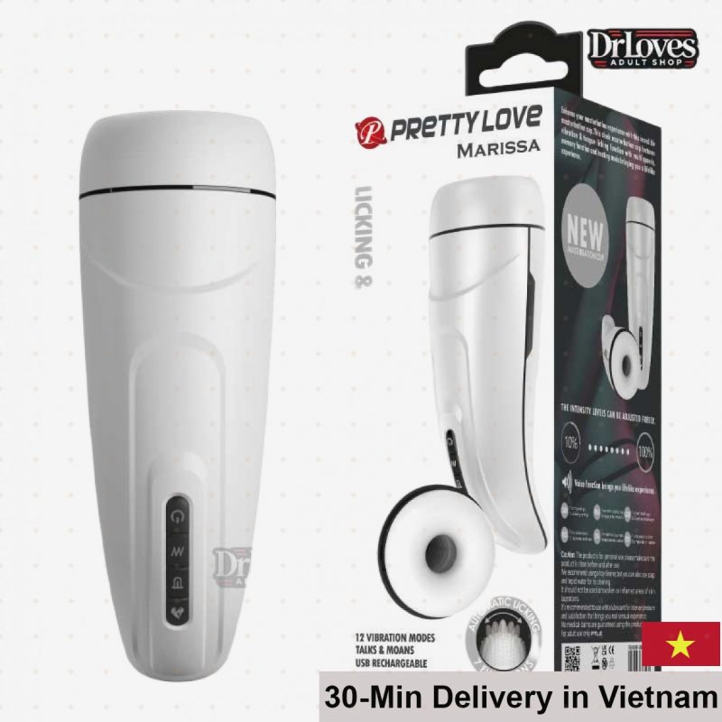 PrettyLove Marissa Warming Heated 12-Speed Masturbator 