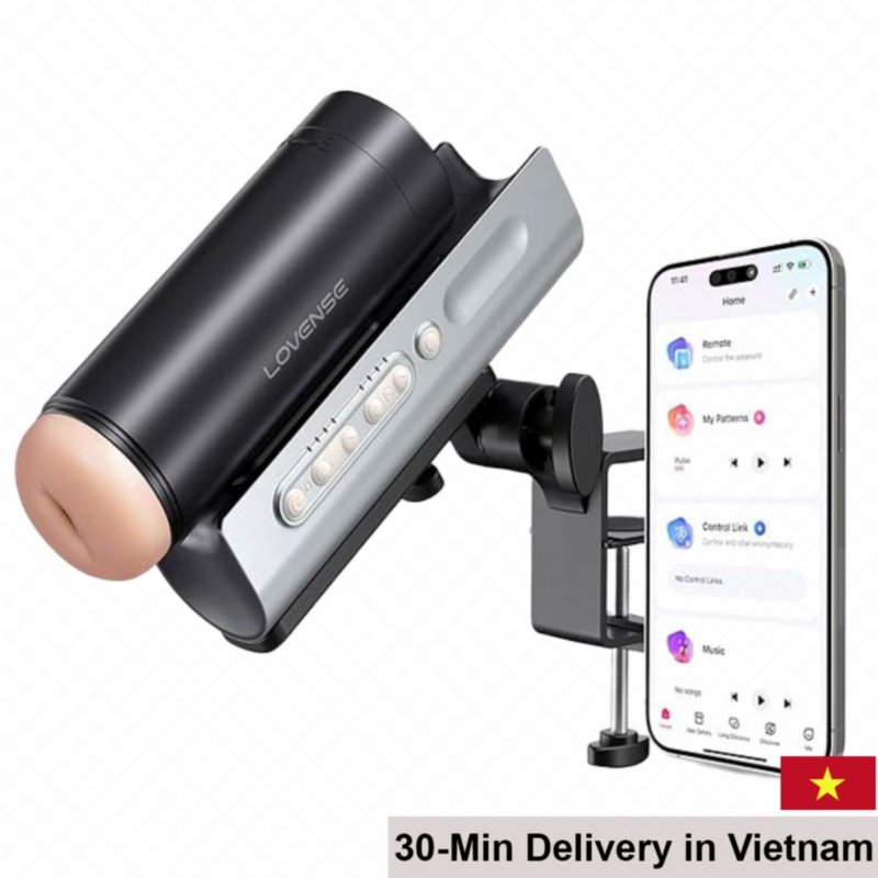 Lovense Solace Pro Masturbation Automated Oral Simulation Toy 