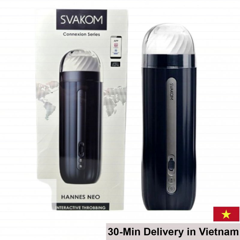 Svakom Hannes Neo App-Controlled Heated Vibrating Masturbator 
