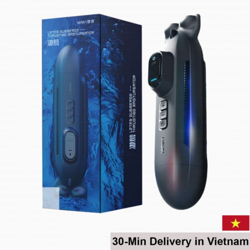 Leten Submerge Auto Thrusting Sound Vaginal Toy 