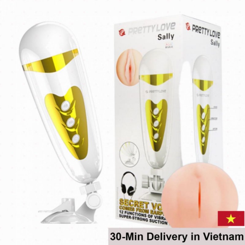 Pretty Love Sally Wall Mount Vagina 12 Mode Sound Vibrator 
