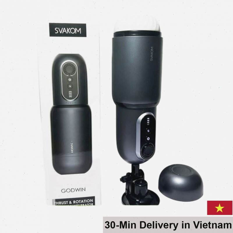 Svakom Godwin wall-mounted automatic male masturbator 360 rotation suction 