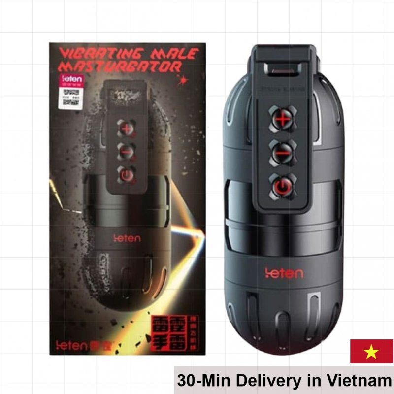 Leten Thunder App-Controlled Grenade Vagina Masturbator 
