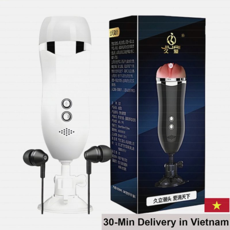 Jiuai Wall-Mount Vibrating Masturbator – Realistic & Noisy 