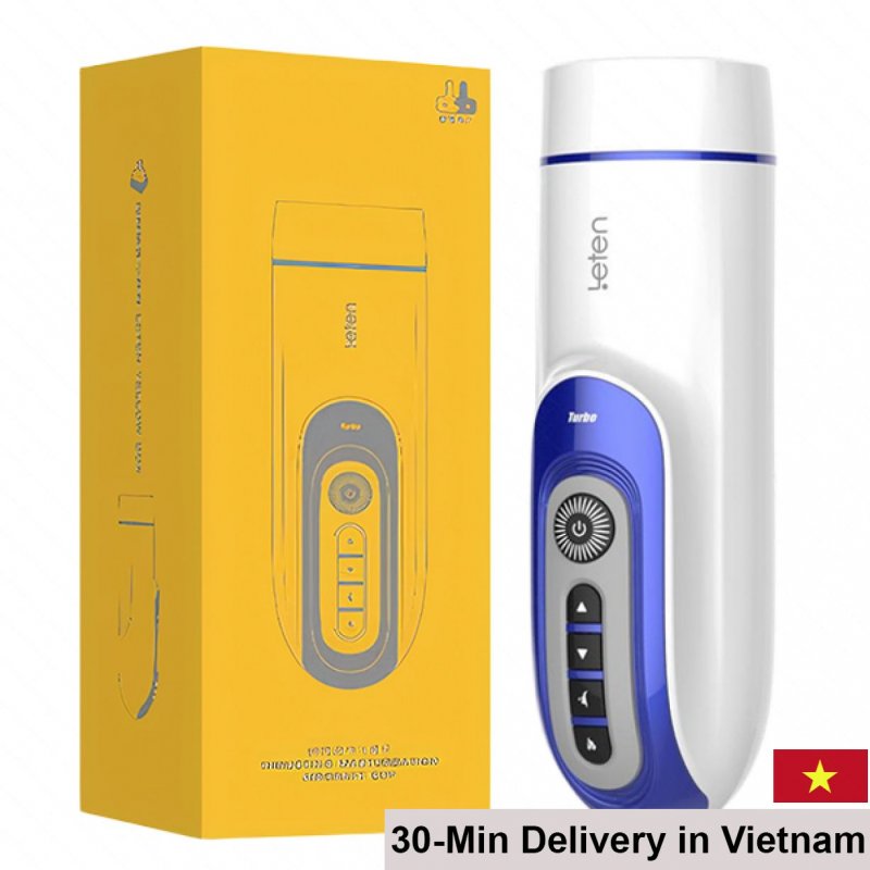 Leten Aircraft Auto Sucking Vibrator Heating Male Masturbator 