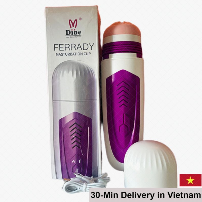 Dibe Ferrady Heated Thrusting Vibrating Male Masturbator 