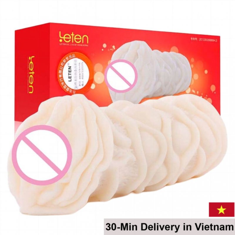 Leten 3D Silicone Pleasure Masturbator for Men 