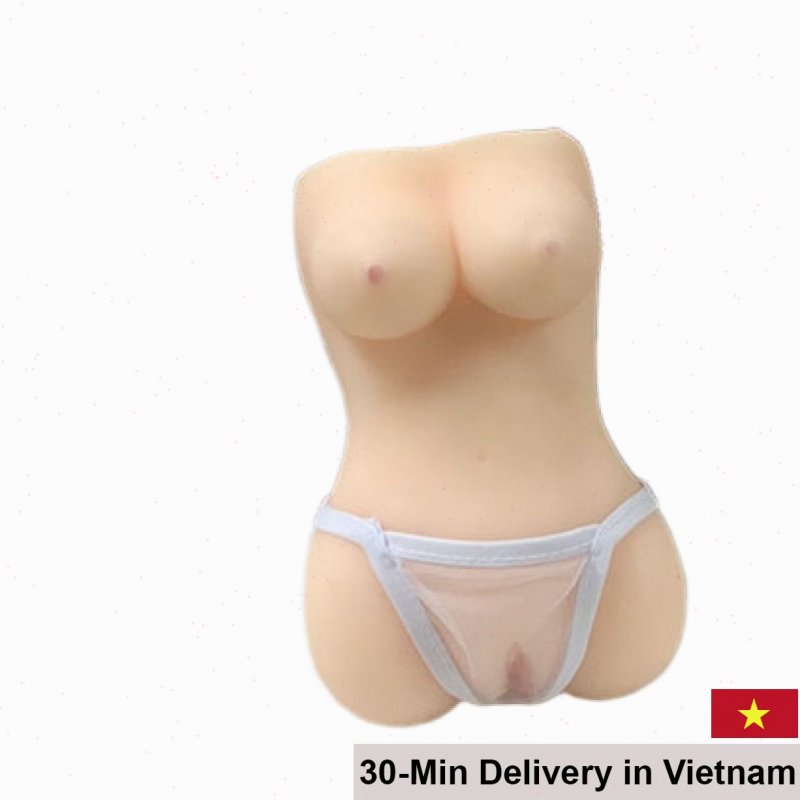 Feminine Silicone Half Body Realistic Virgin Vagina Male Masturbator 