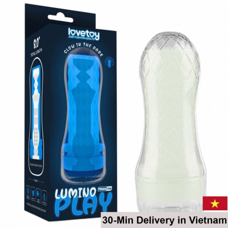 Lovetoy Lumino Glow Transparent Masturbation Cup 