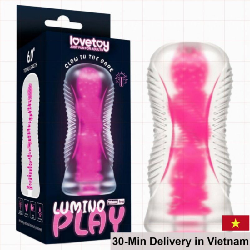 Lovetoy Transparent Glow Spiral Male Masturbator USA Style 