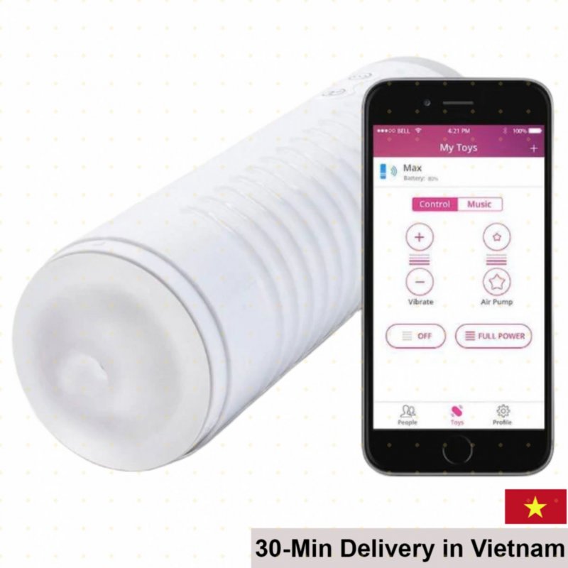 Lovense Max 2 Interactive Automatic Squeezing Masturbator 
