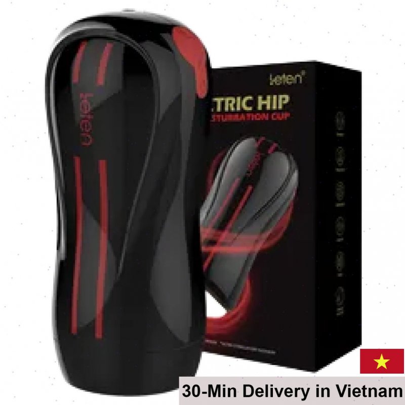 Leten Electric Hip Powerful Motor Realistic Male Masturbator 