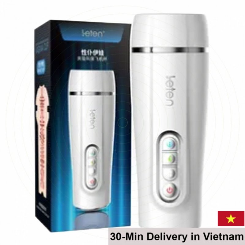 Leten 4D Male Masturbator 10-mode Vibrating Sound Toy 