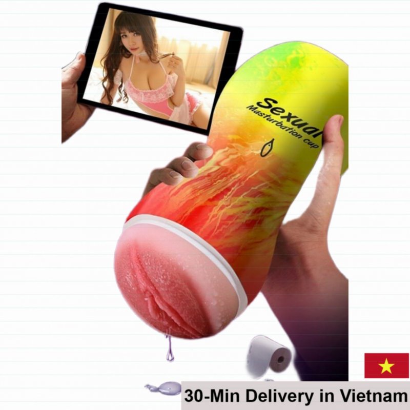 Jiuai Realistic Silicone Masturbator - Waterproof, Soft Texture 