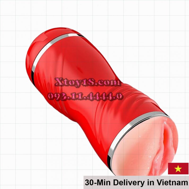 JIUAI Dual Head Vibrating Silicone Male Toy 