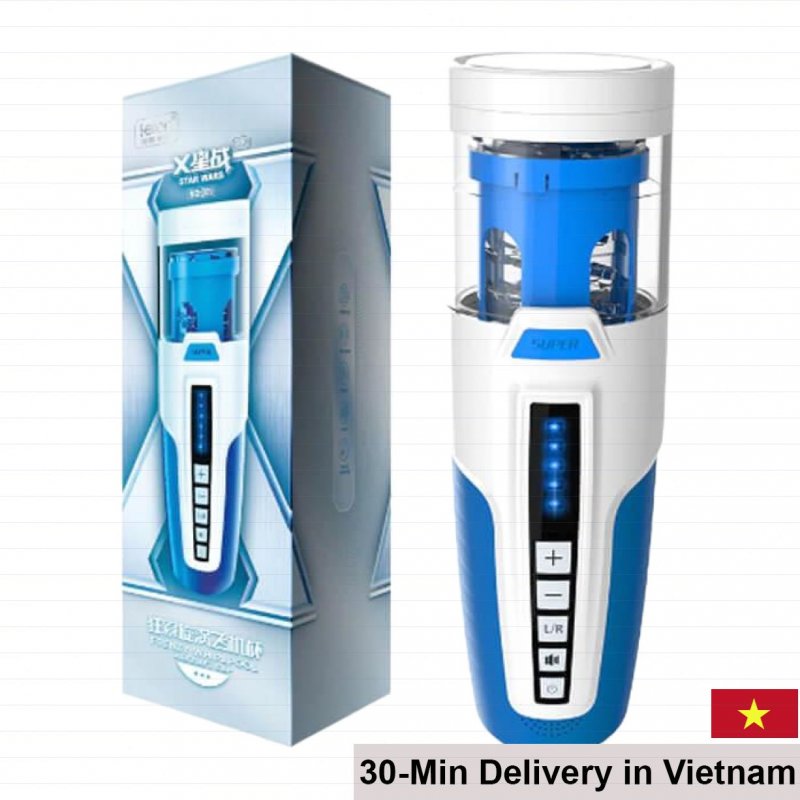 Leten Star War Auto Masturbator Whirlpool Vibration Voice Sound 