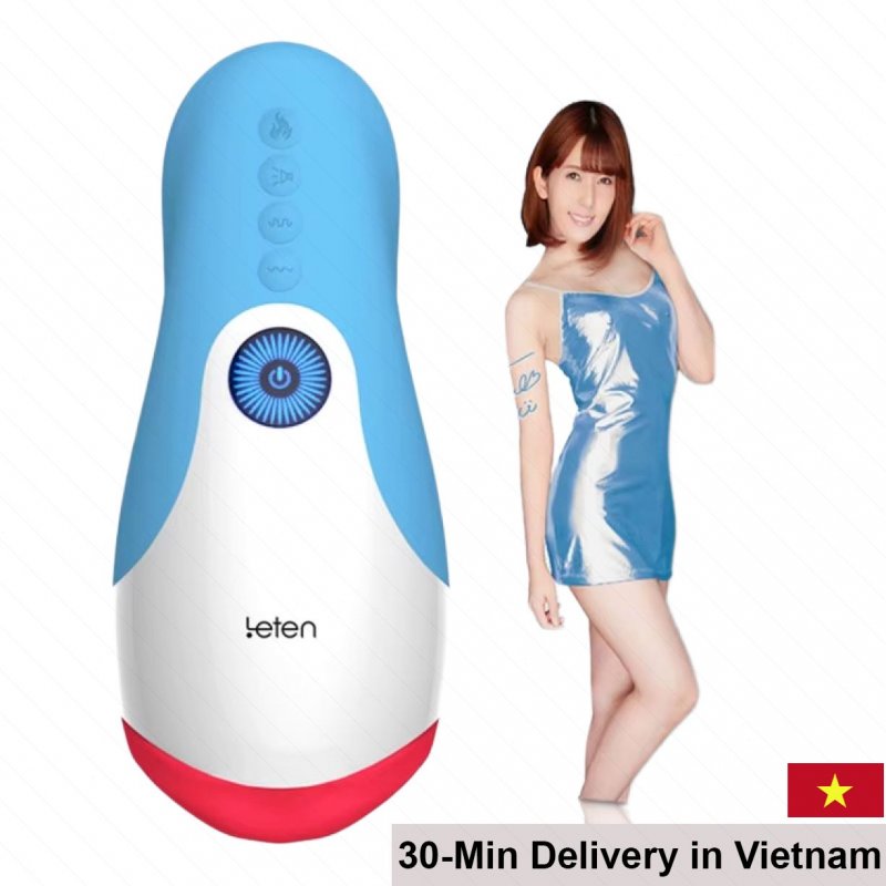 Leten Oralsex Licking Vibrating Warming Male Stimulator 