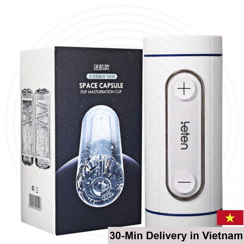 Leten Space Capsule Flip 4D Realistic Male Masturbator Cup 