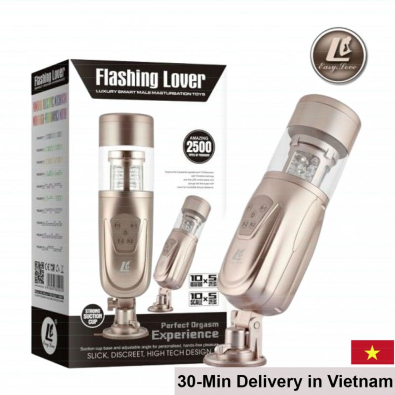 FlashingLoverSiliconeMultiModeAnalToyVacuumSafe 