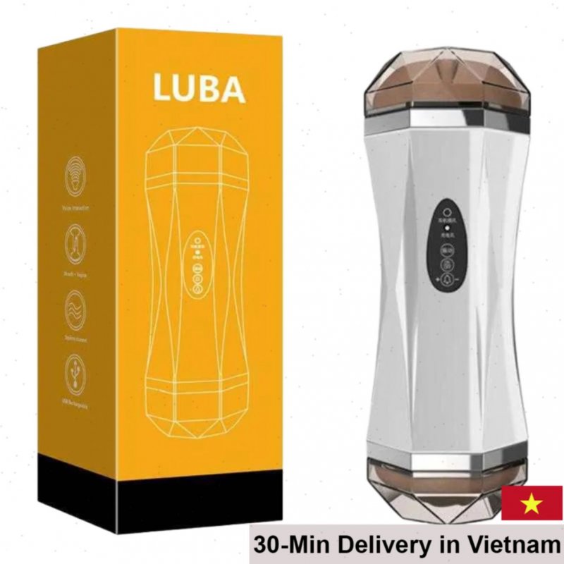 Jiuai Luba Multi-Functional Double-Ended Vibrating Masturbator 