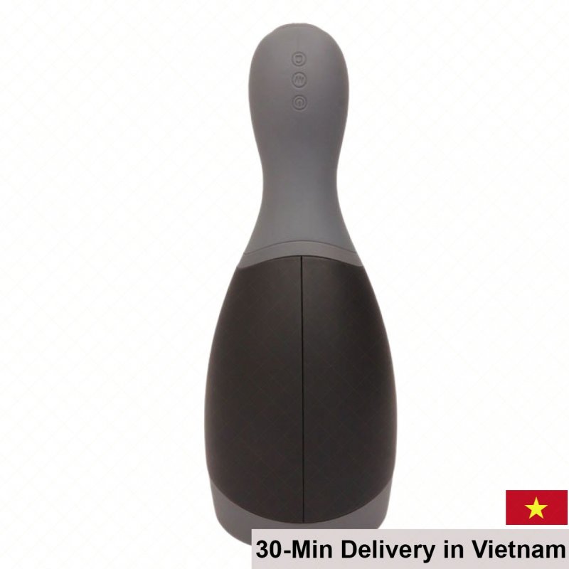 Pretty Love Deep Pleasure Male Masturbator Vibrating Silicone Toy 