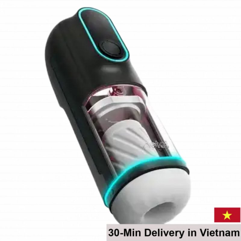 Leten AD33M2 Black Hurricane Hole Pro Japanese Masturbation Toy 