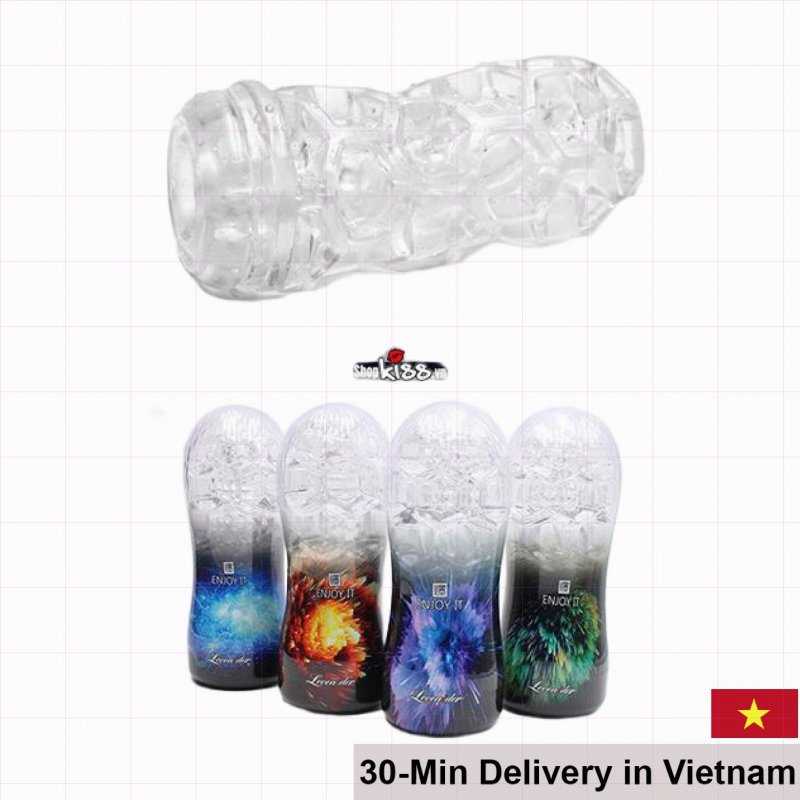 LoveAider Transparent Male Masturbator Compact Pleasure 