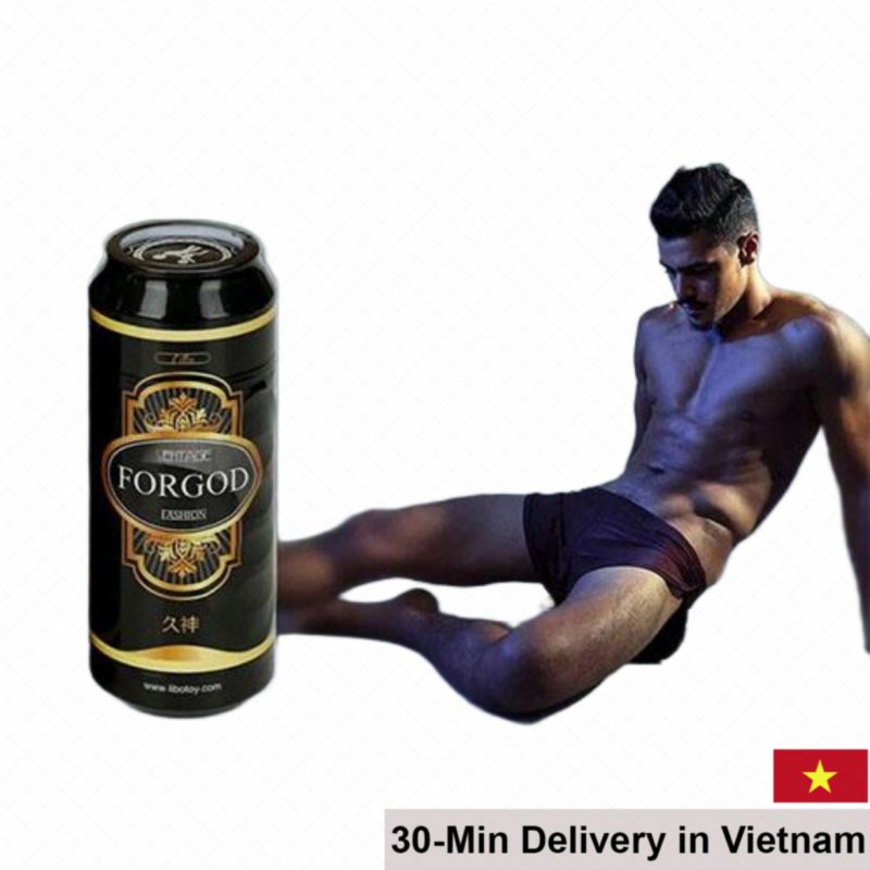 ForGod Beer Can Vibrating Male Masturbator Silicone 