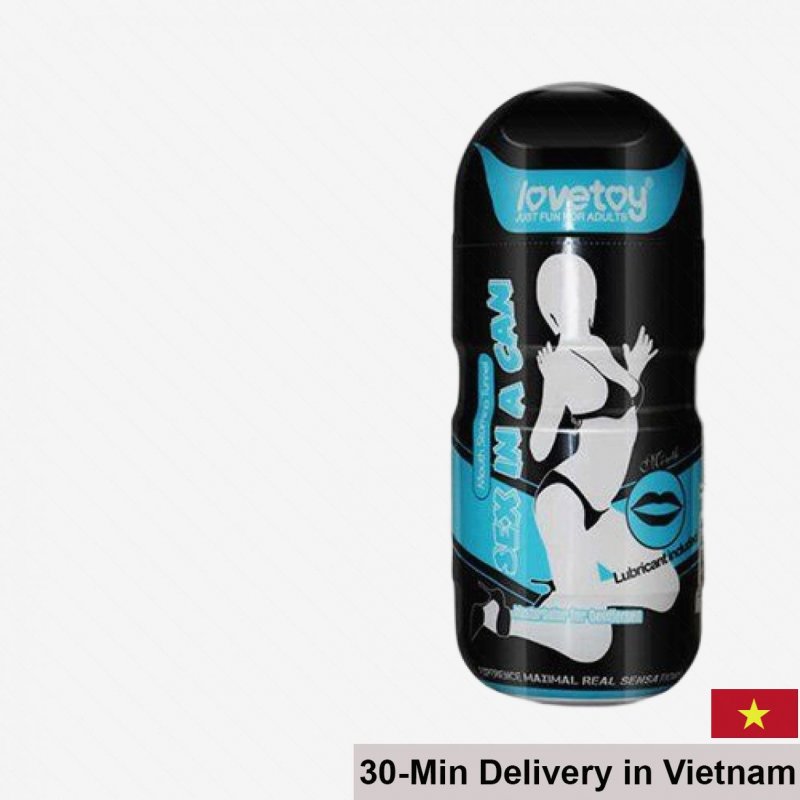 Lovetoy Mouth Vibrating Male Masturbator Soft Silicone Real 