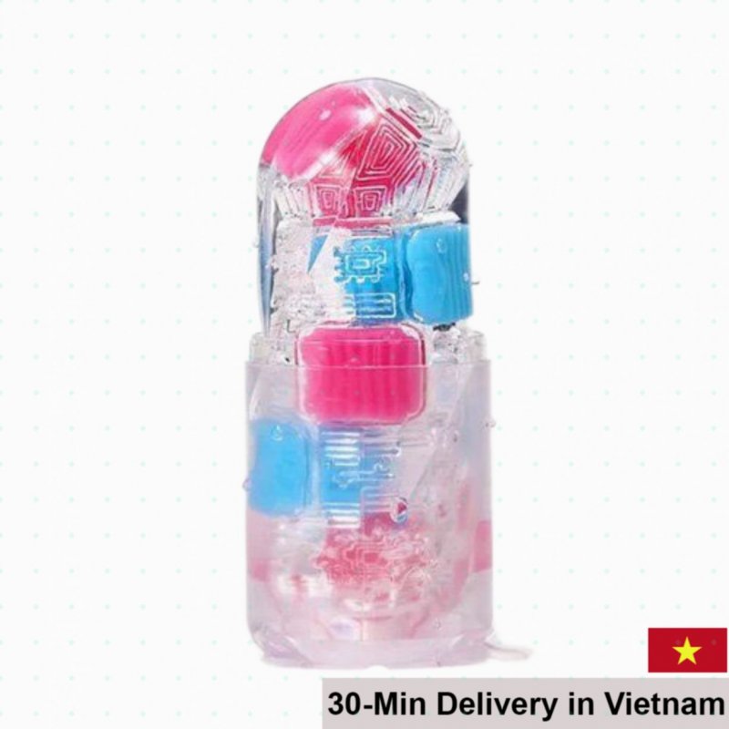 Tenga Bobble Crazy Cubes Premium Male Masturbation Cup 