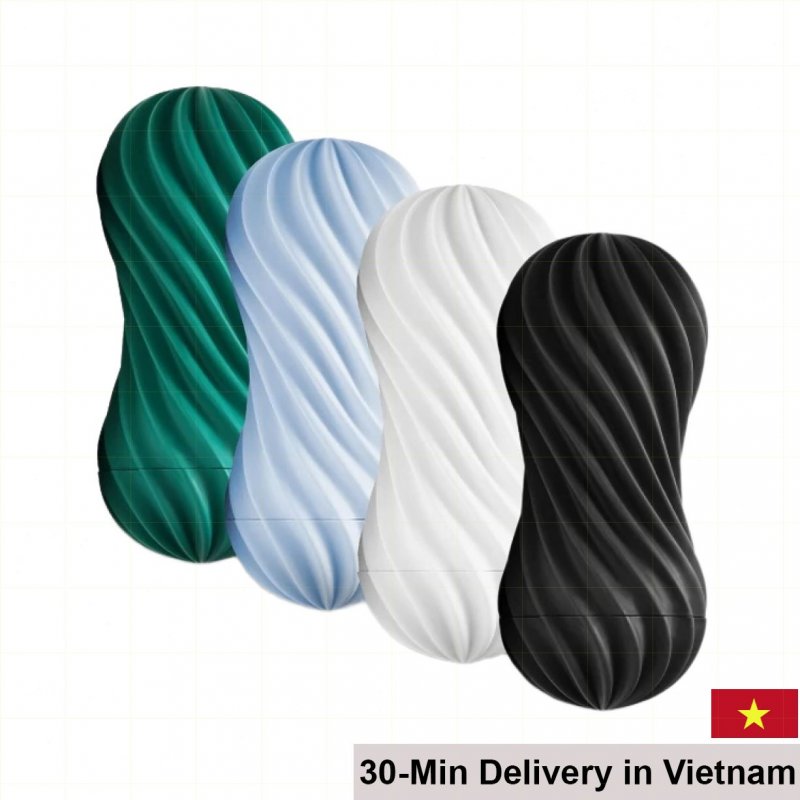 TENGA Moova Flexible Masturbator Spiral Suction Sensation 