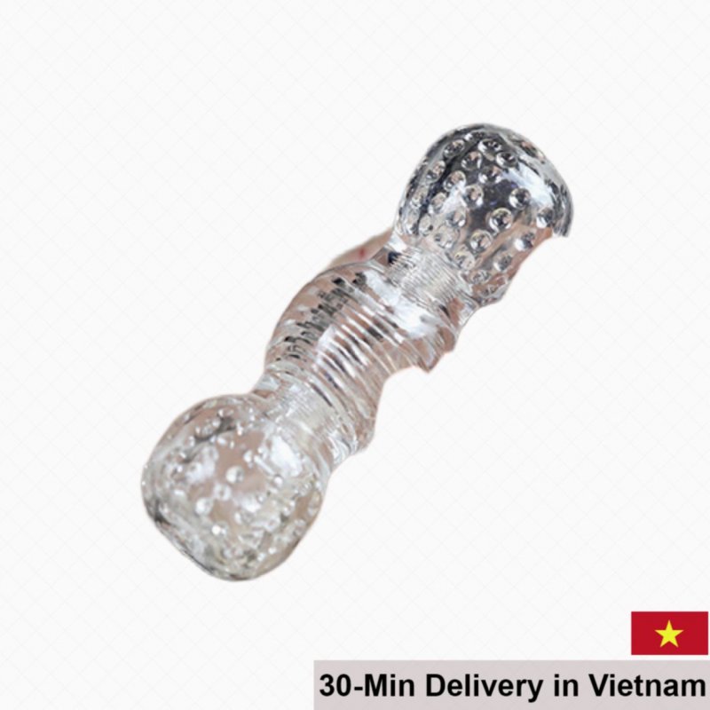 Chisa Clear Silicone Masturbation Cup Soft Internal Nodules 