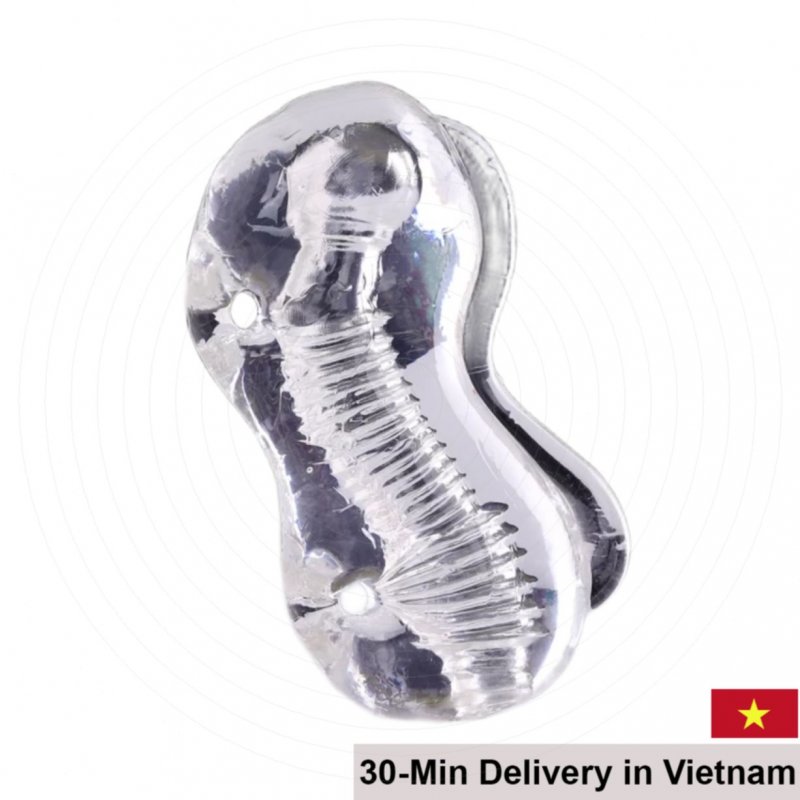 Transparent male masturbator cup training intimate pleasure 