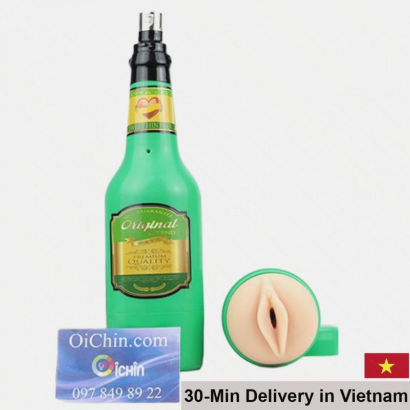 ORI Beer Bottle Masturbator Cup Soft Silicone Hidden Design 