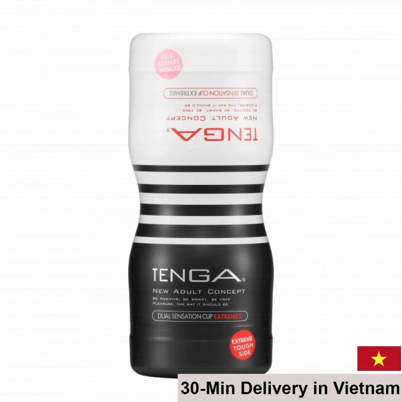 Tenga Dual Sensation Extremes Male Masturbator 2-in-1 Cup 