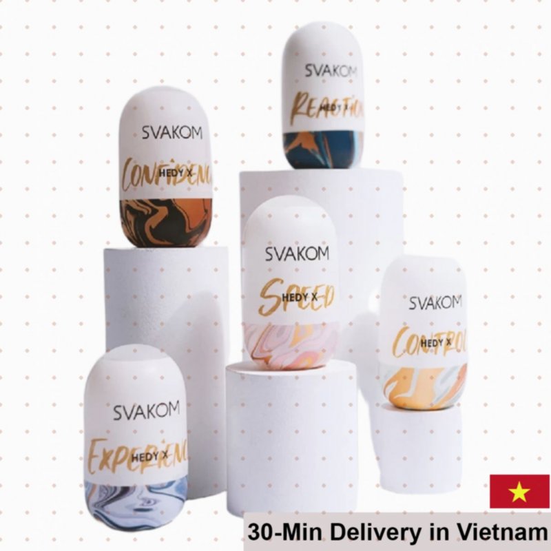 Svakom Hedy X Compact Soft Silicone Male Masturbator USA 