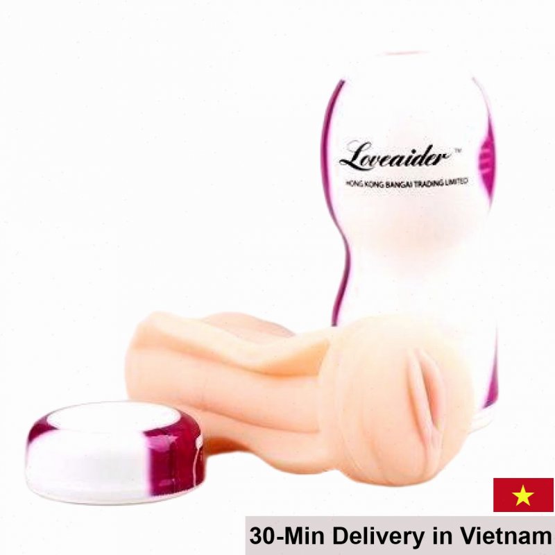 LoveAider Ribbed Realistic Male Masturbation Cup 
