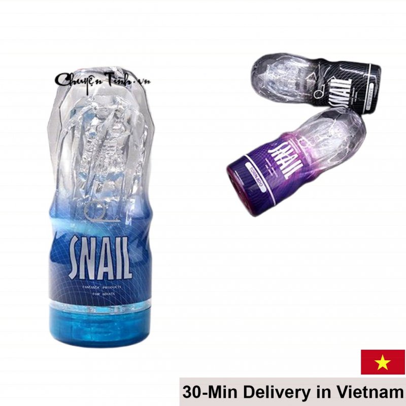 Silicone Snail Cup Male Masturbator Soft Realistic Texture 