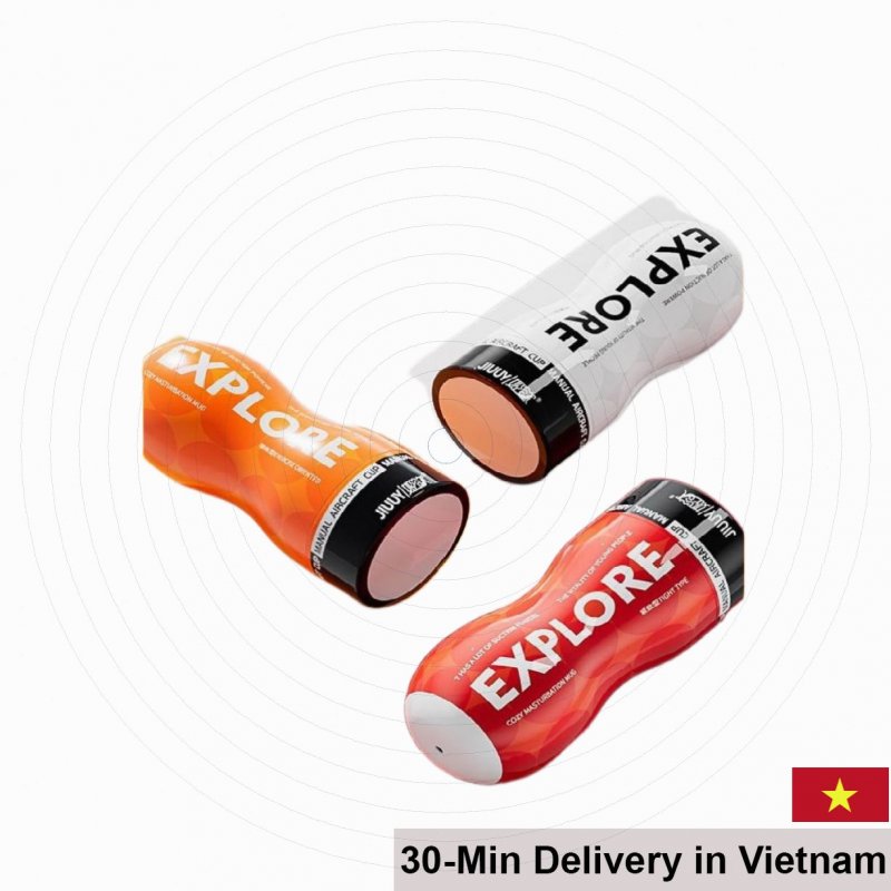 Male Anal Masturbation Cup ABS Silicone Pleasure Toy 