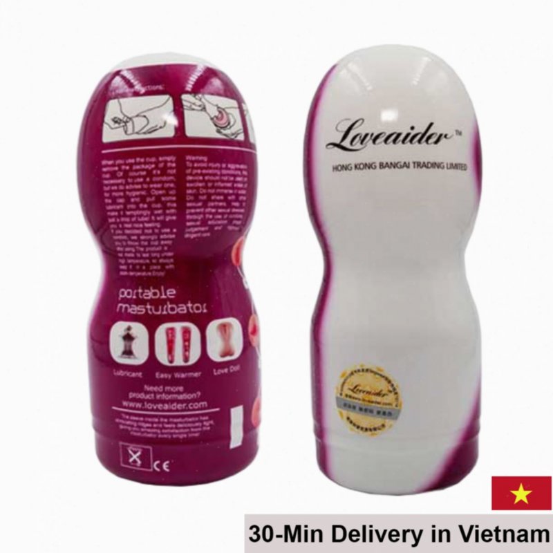 Loveaider Compact Waterproof Silicon Vagina Masturbator 