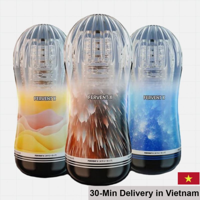 Fervent Transparent Studded Silicone Pocket Pussy 