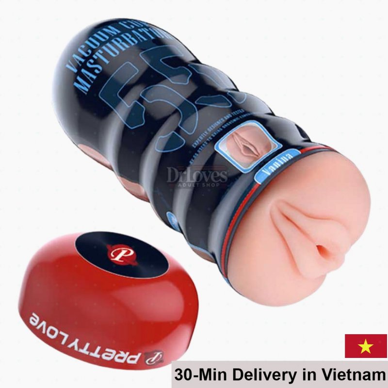 PrettyLove 55 Realistic Silicone Masturbation Cup Waterproof 