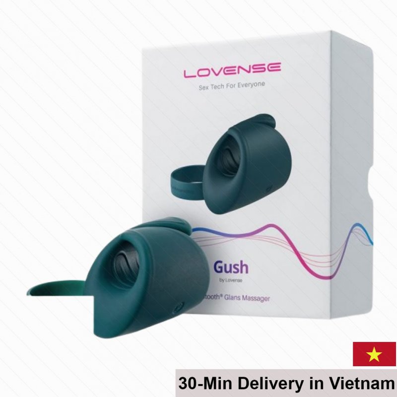 Lovense Gush Remote Penis Massager Phone-Controlled Unlimited Modes 